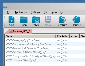 Cloudpaging Studio UI for determining font support